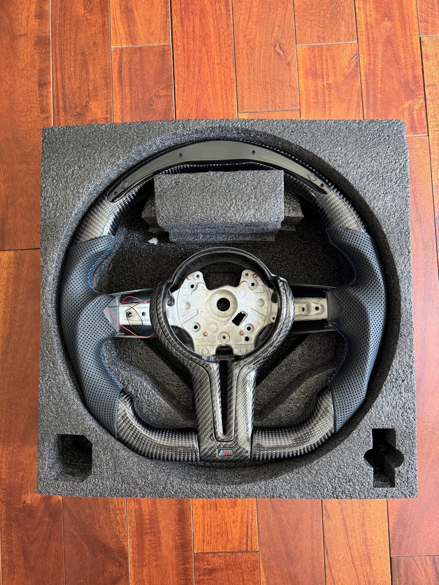 Bmw F series LED carbon fiber steering wheel