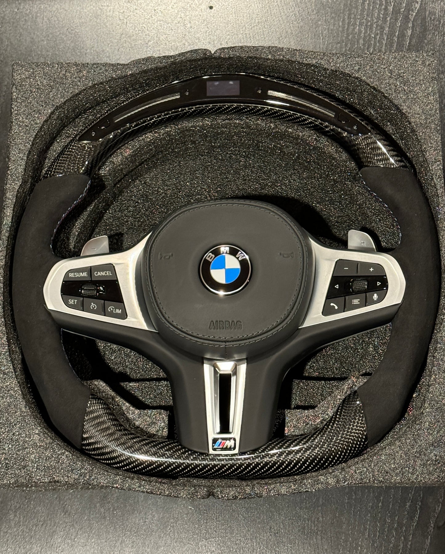 Bmw G series LED carbon steering wheel