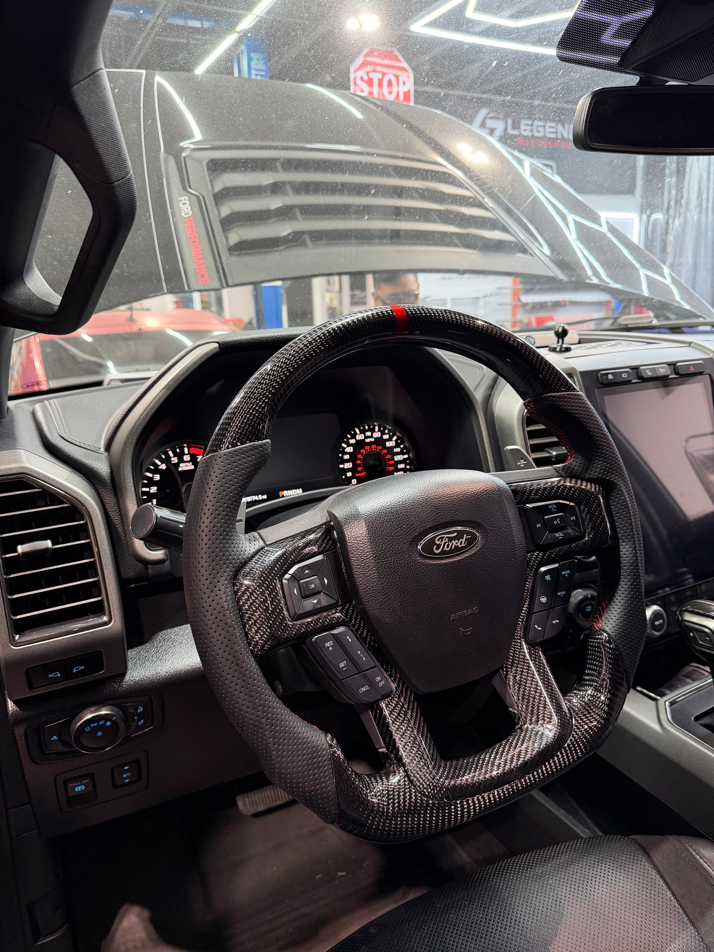 Ford F150 Raptor carbon steering wheel
