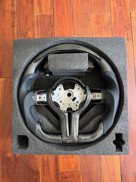 Bmw F series LED carbon fiber steering wheel