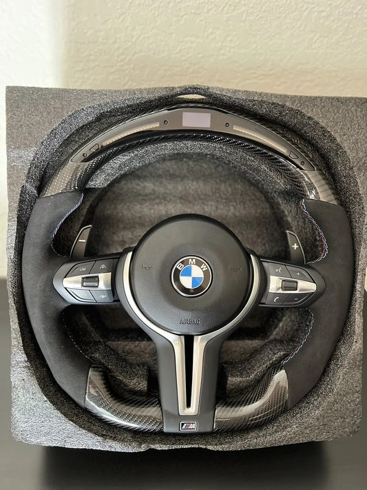 Bmw Led carbon fiber steering wheel